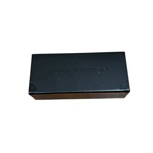 LOUIS VUITTON Black  Sunglasses / glasses Case Magnetic Box 6.5x2.8x2.4”…